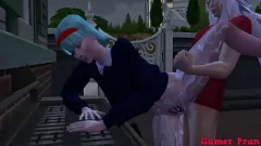 Oynat Cap Jiraiya ile Dışarda Lanet: Bulma Genç ve MILF ile Vegeta'yı Hileleri