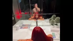 Afspelen Latina gf zuigen en neuken in de badkamer