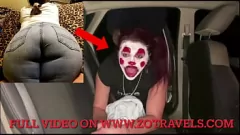 تشغيل ريد الشعر جبهة مورو تتسخ والقذرة في زي المهرج