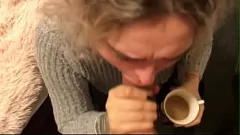 تشغيل إيفا ستون وليو كازانوفا في مشهد وقحة أوروبية برية مع القهوة نائب الرئيس والهيمنة العميقة